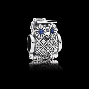 Pandora Graduation Owl Charm AUTHENTIC